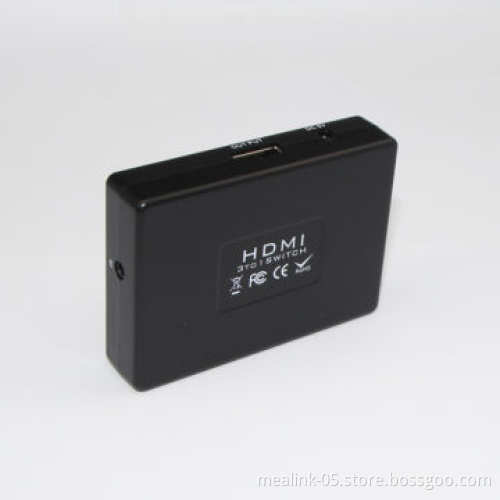 3x1 HDMI Switcher with Remote Control, IR Supports 3D
